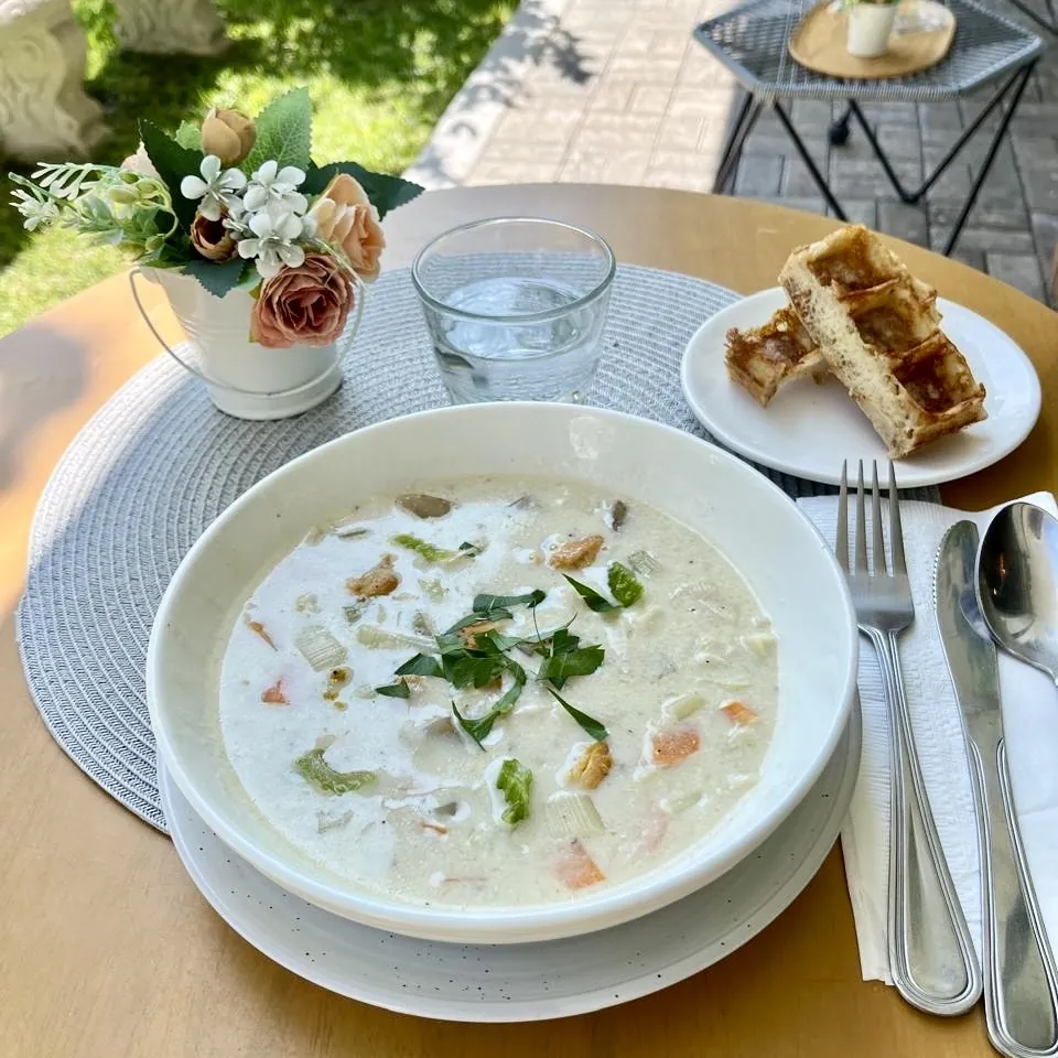 Waterzooi de pollo